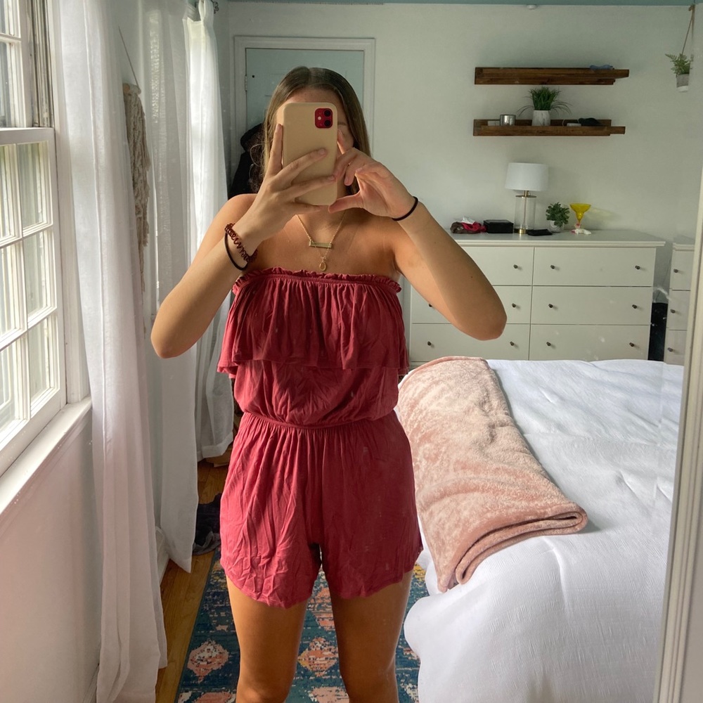 Abercrombie and Fitch rose romper
